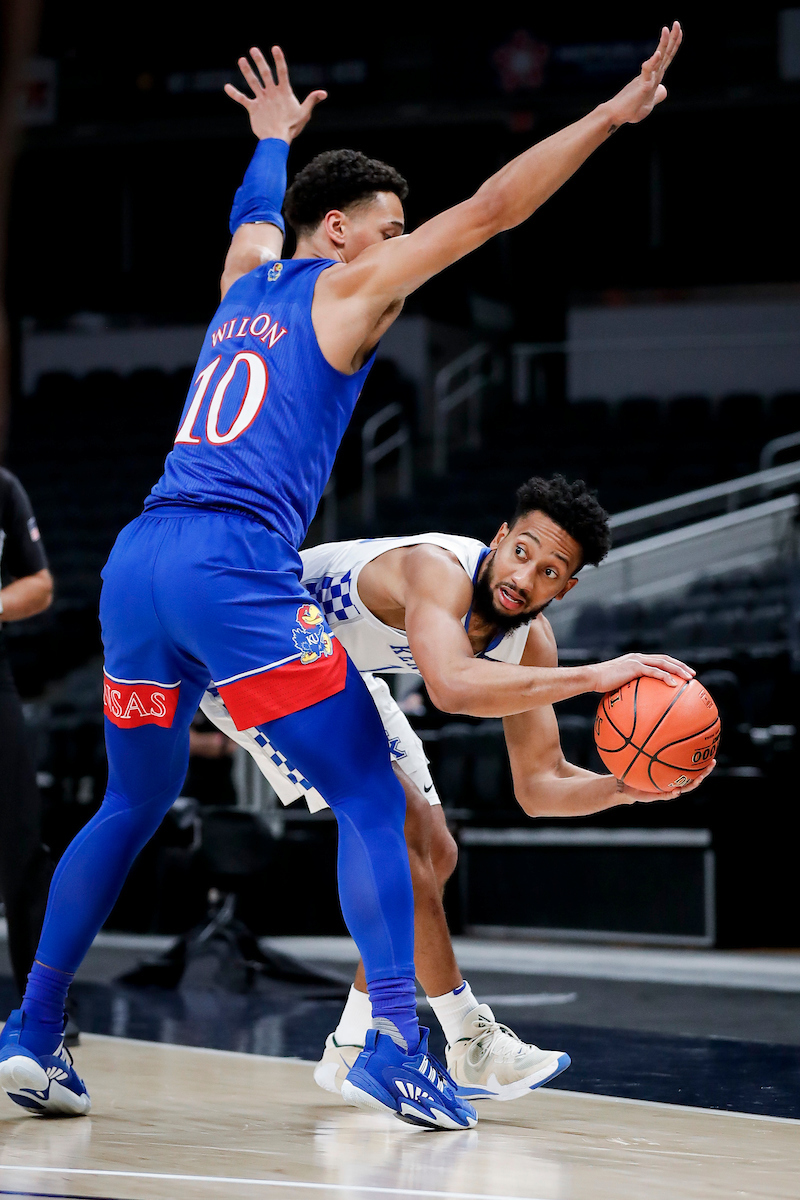 Davion Mintz.

Kentucky falls to Kansas, 65-62, in the State Farm Champions Classic.

Photo by Chet White | UK Athletics