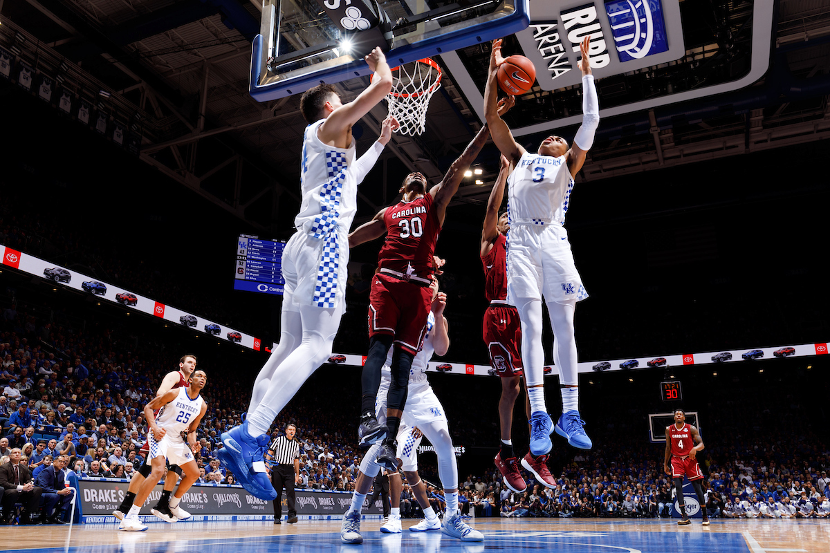 Keldon Johnson.

The University of Kentucky men's basketball team beats South Carolina 76-48.

Photo by Elliott Hess | UK Athletics