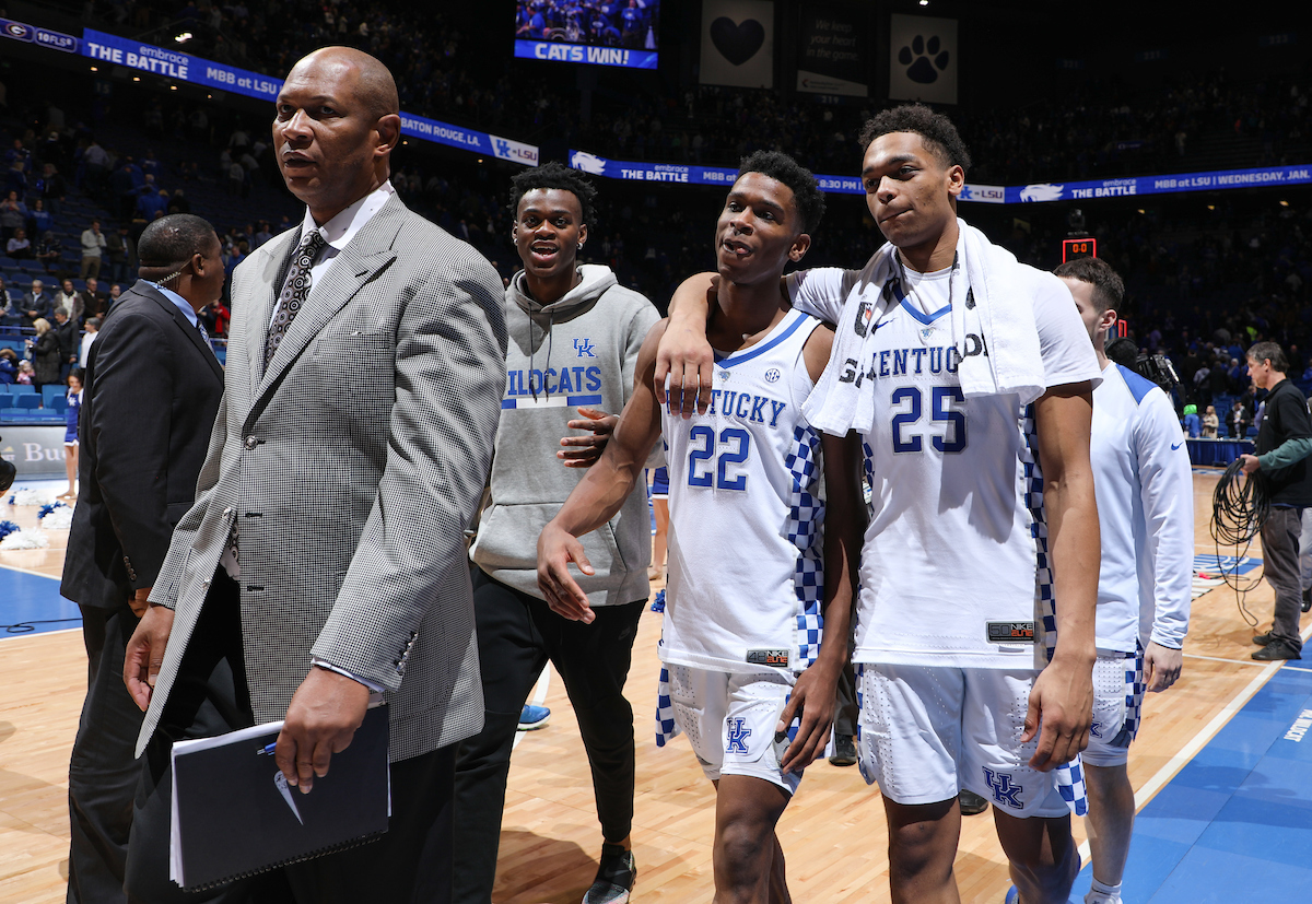 Shai Gilgeous-Alexander. PJ Washington.

The University of Kentucky men's basketball team beat Georgia 66-61 on Sunday, December 31, 2017 at Rupp Arena in Lexington, Ky.

Photo by Elliott Hess | UK Athletics