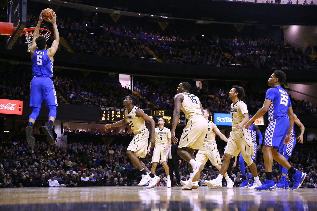 Kevin Knox.

The University of Kentucky men's basketball team beat Vanderbilt 74-67 at Memorial Gymnasium in Nashville, TN., on Saturday, January 13, 2018.

Photo by Chet White | UK Athletics