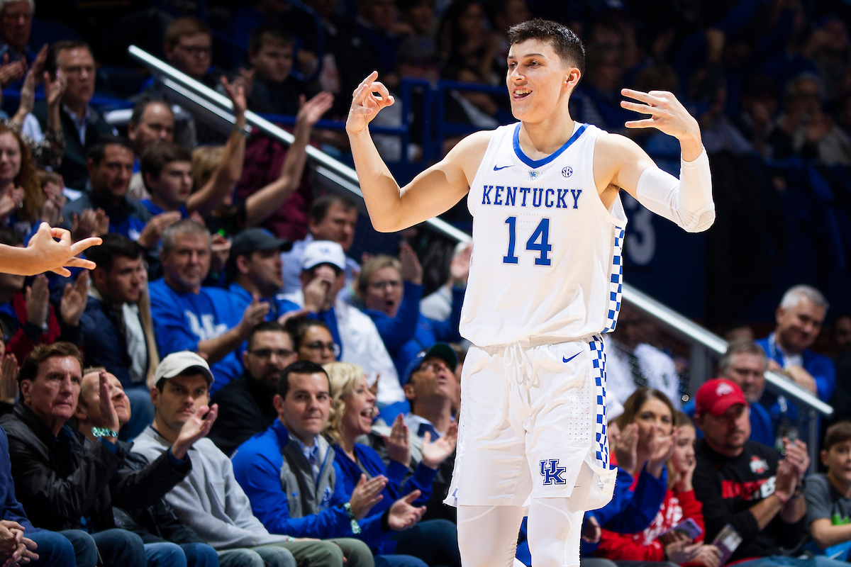 Tyler Herro.

Kentucky beat Utah 88-61 on Saturday, December 15, 2018, in Lexington's Rupp Arena.

Photo by Chet White | UK Athletics