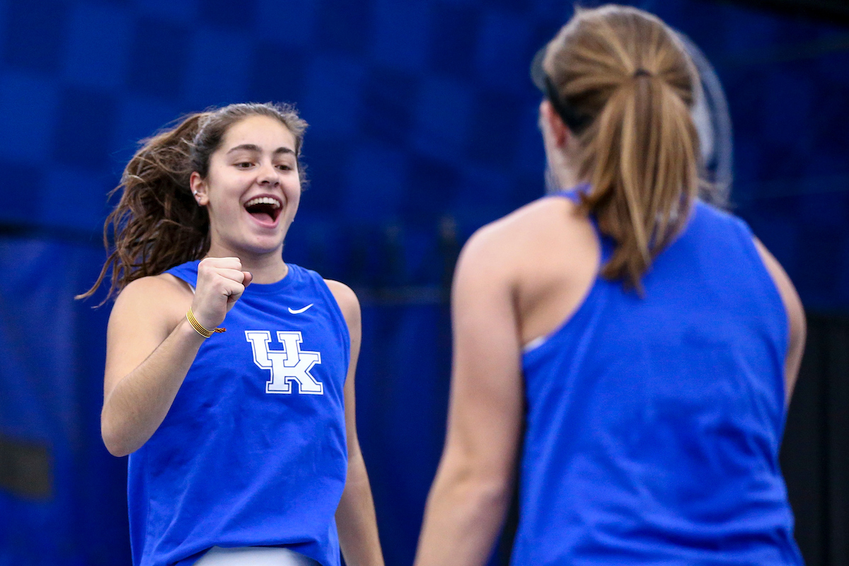 Fiona Arrese, Florencia Urrutia.

Kentucky defeats Miami Ohio 5-2.

Photo by Grace Bradley | UK Athletics