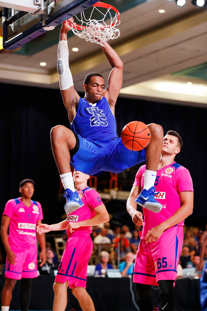 PJ Washington.

The University of Kentucky men's basketball team beat Serbia's Mega Bemax 100-64 at the Atlantis Imperial Arena in Paradise Island, Bahamas, on Saturday, August11, 2018.

Photo by Chet White | UK Athletics