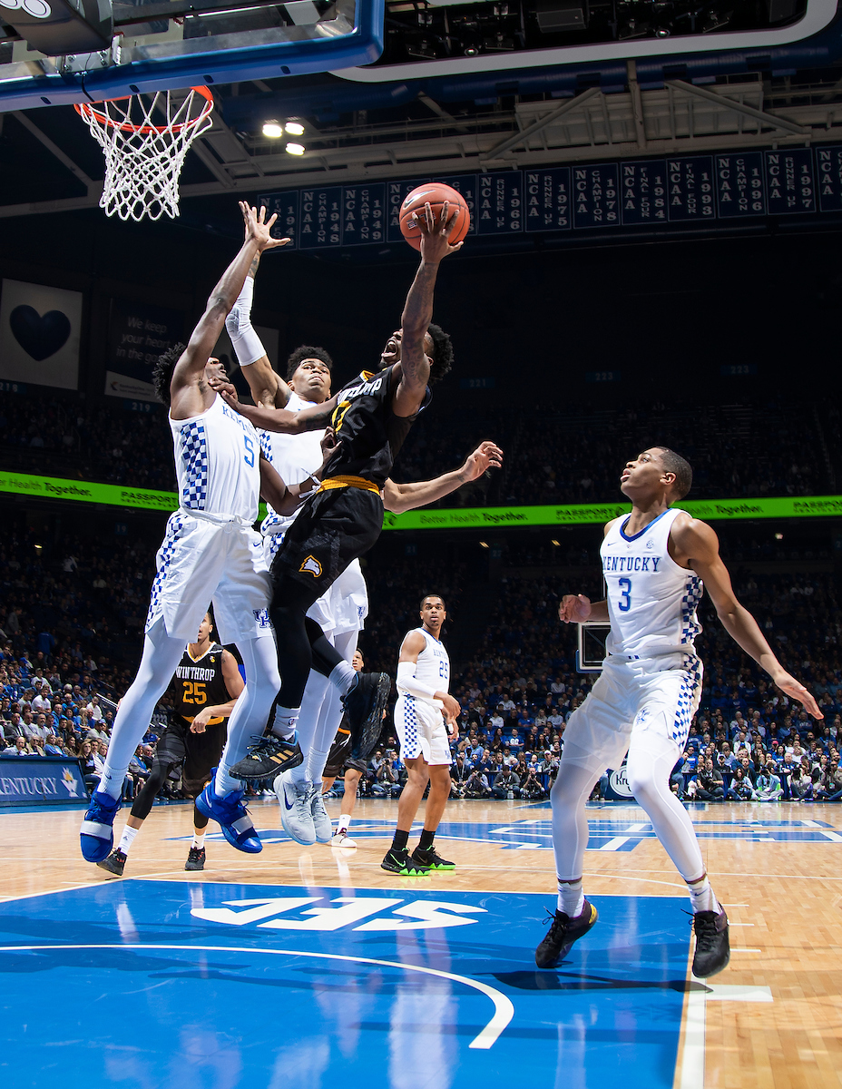 Nick Richards.

UK men's basketball beat Winthrop University 87-74 on Wednesday, November 21, 2018.

Photo by Chet White | UK Athletics