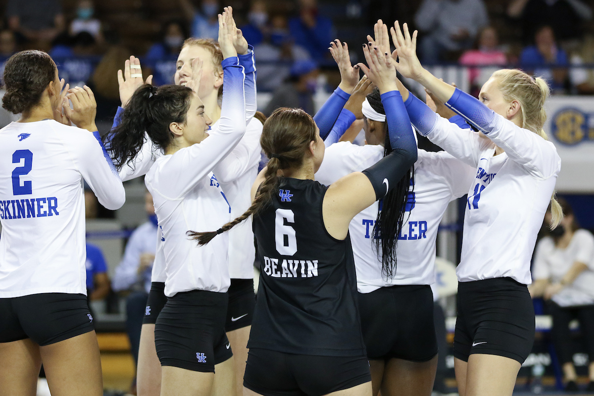 Kentucky beats Mizzou 3 - 0.

Photo by Tommy Quarles | UK Athletics