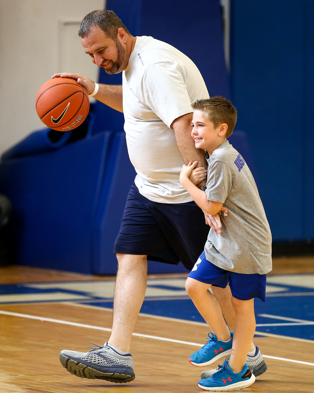 The 2021 John Calipari Father-Son Camp. 

Photo by Eddie Justice | UK Athletics