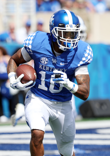 Asim A.J. Rose 

UK football beats Murray State 48-10.

Photo by Britney Howard | UK Athletics