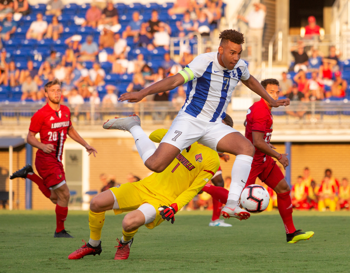 JJ Williams.

Kentucky beats Louisville 3-0.


Photo by Isaac Janssen | UK Athletics