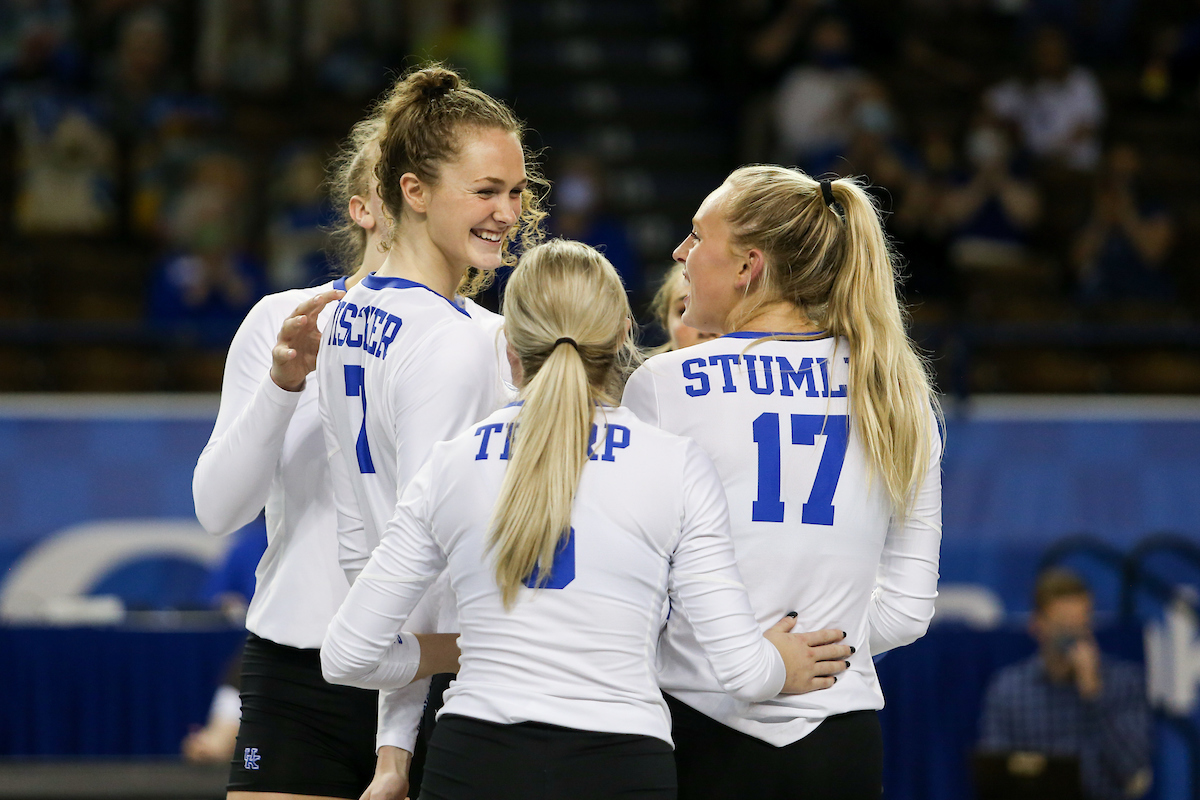 Sophie Fischer.

Kentucky sweeps Alabama 3-0.

Photo by Hannah Phillips | UK Athletics