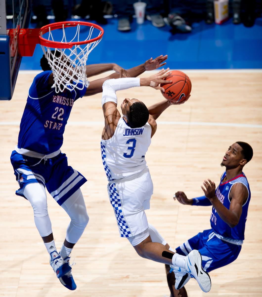 KELDON JOHNSON.

Kentucky beat Tennessee State, 77-62.


Photo by Elliott Hess | UK Athletics