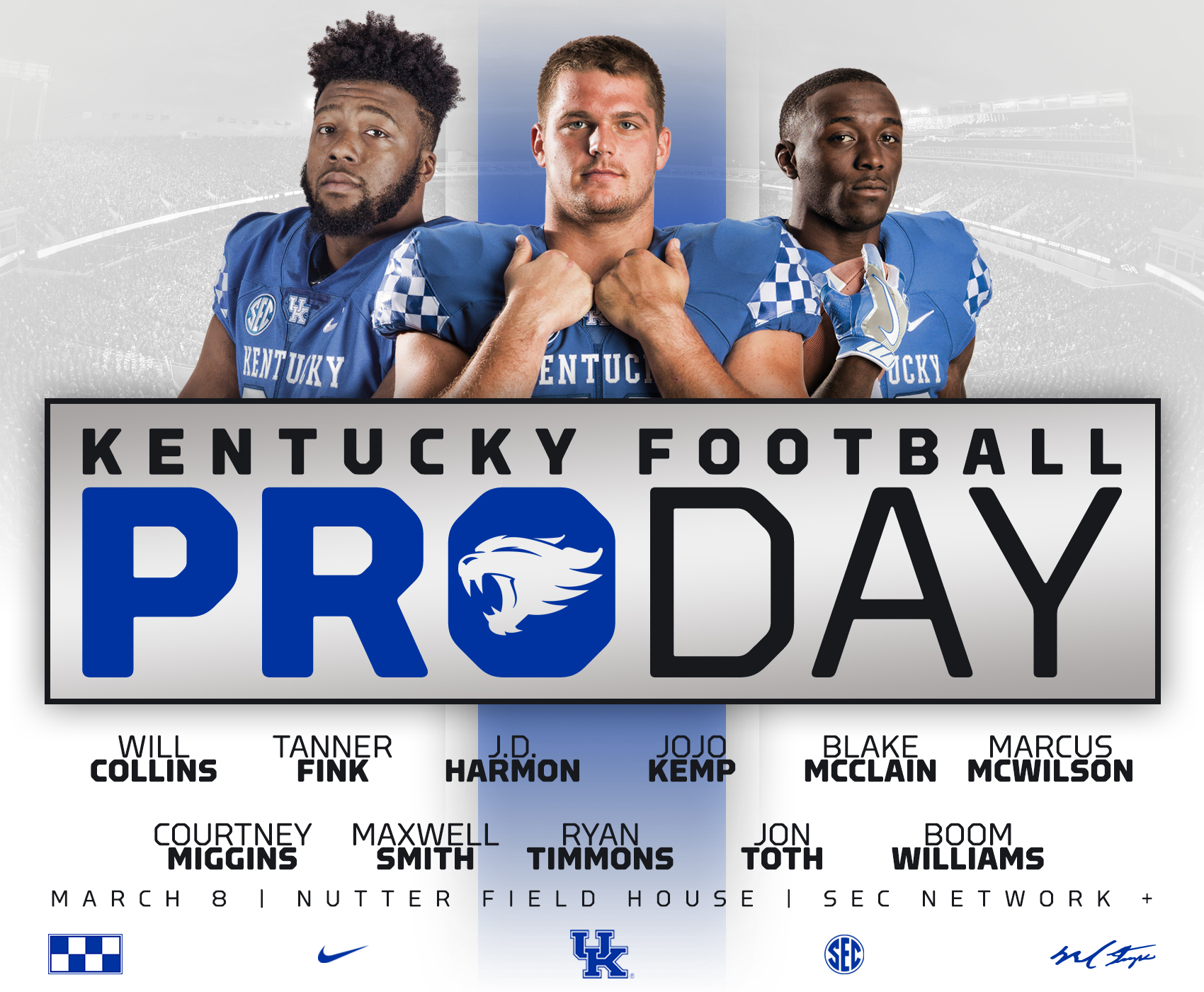 UKathletics.com to Stream NFL Pro Day