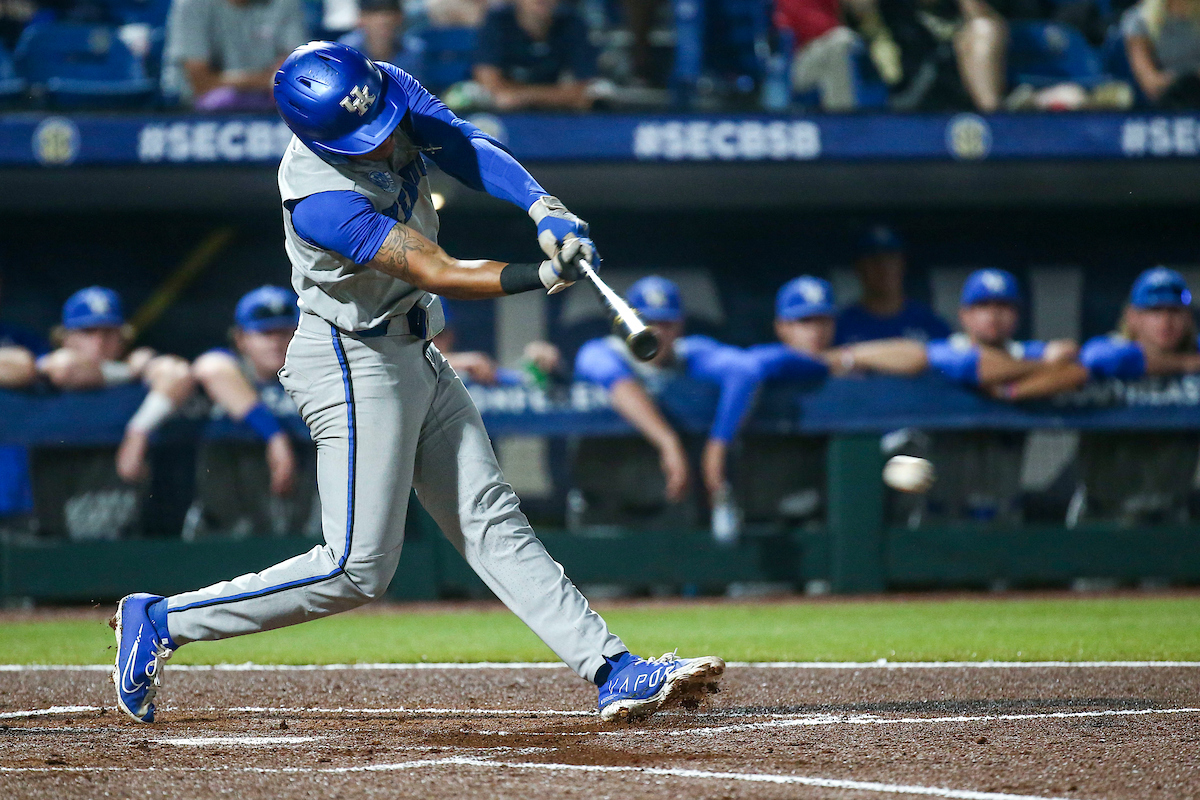 Daniel Harris IV. 

Kentucky loses to LSU 6-11.

Photo by Sarah Caputi | UK Athletics