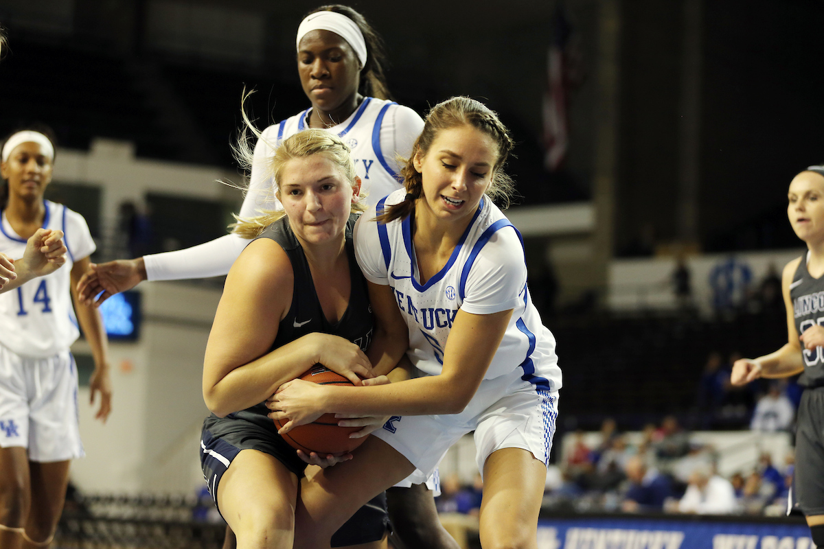 Blair Green
The Women's Basketball team beat Lincoln Memorial University.
Photo by Britney Howard | UK Athletics