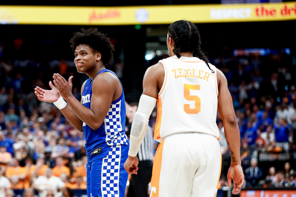 Sahvir Wheeler.

Kentucky loses to Tennessee 69-62.

Photos by Chet White | UK Athletics