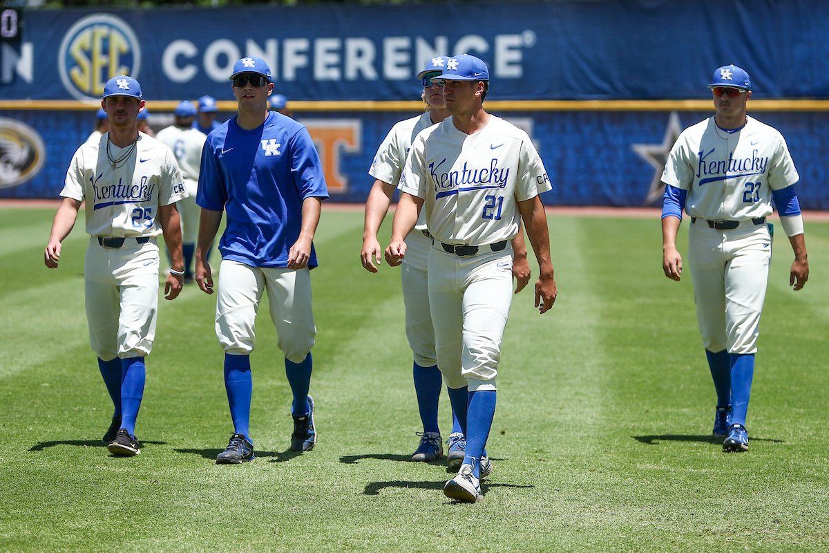 Seth Logue. Cole Stupp. Wyatt Hudepohl. Magdiel Cotto.

Kentucky defeats LSU 7-2.

Photo by Sarah Caputi | UK Athletics