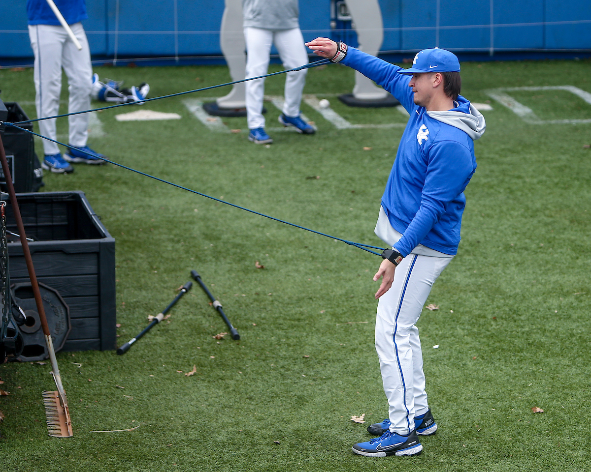 Wyatt Hudepohl.

Kentucky beats Bellarmine 3-2.

Photo by Sarah Caputi | UK Athletics
