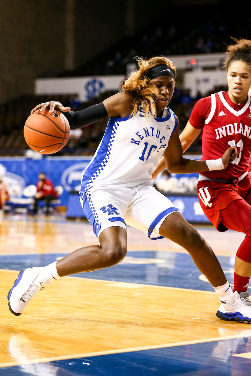 Rhyne Howard.  

Kentucky beats Indiana 72-68.

Photo by Eddie Justice | UK Athletics