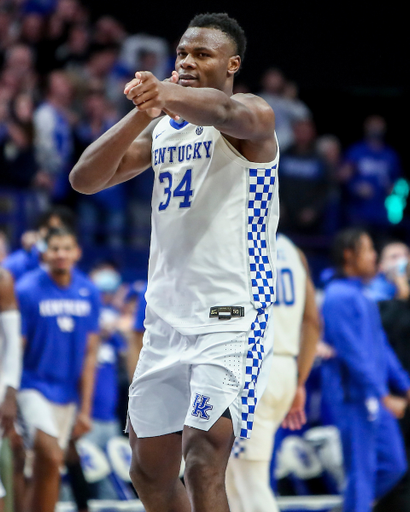 Oscar Tshiebwe.

Kentucky beats Mississippi St 82-74.

Photo by Sarah Caputi | UK Athletics