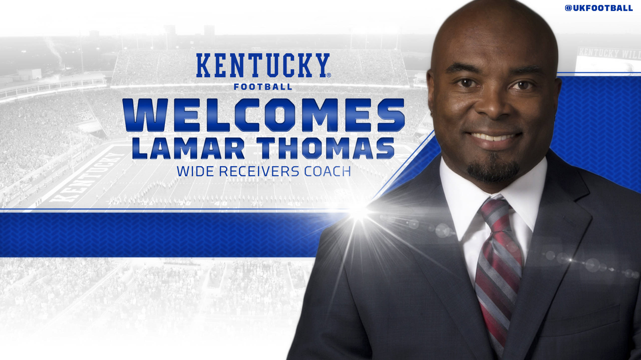 Stoops Tabs Lamar Thomas Wide Receivers Coach