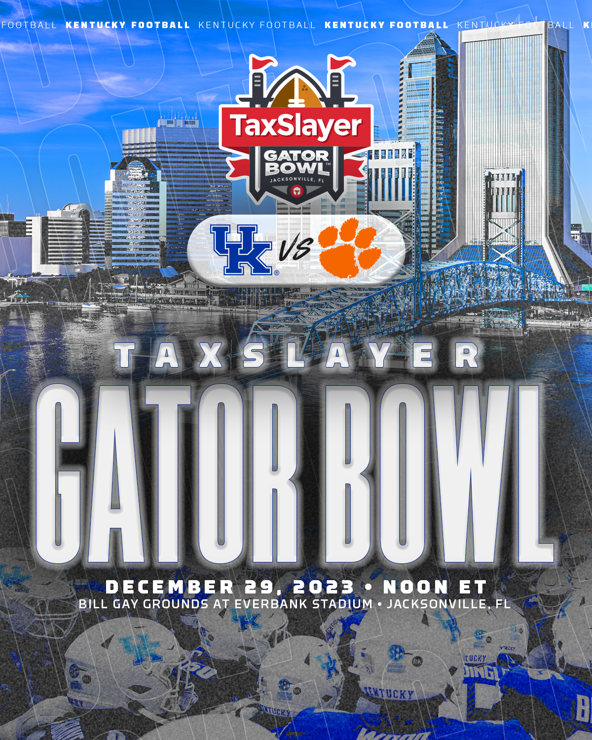 Kentucky Football Bound for the 2023 TaxSlayer Gator Bowl
