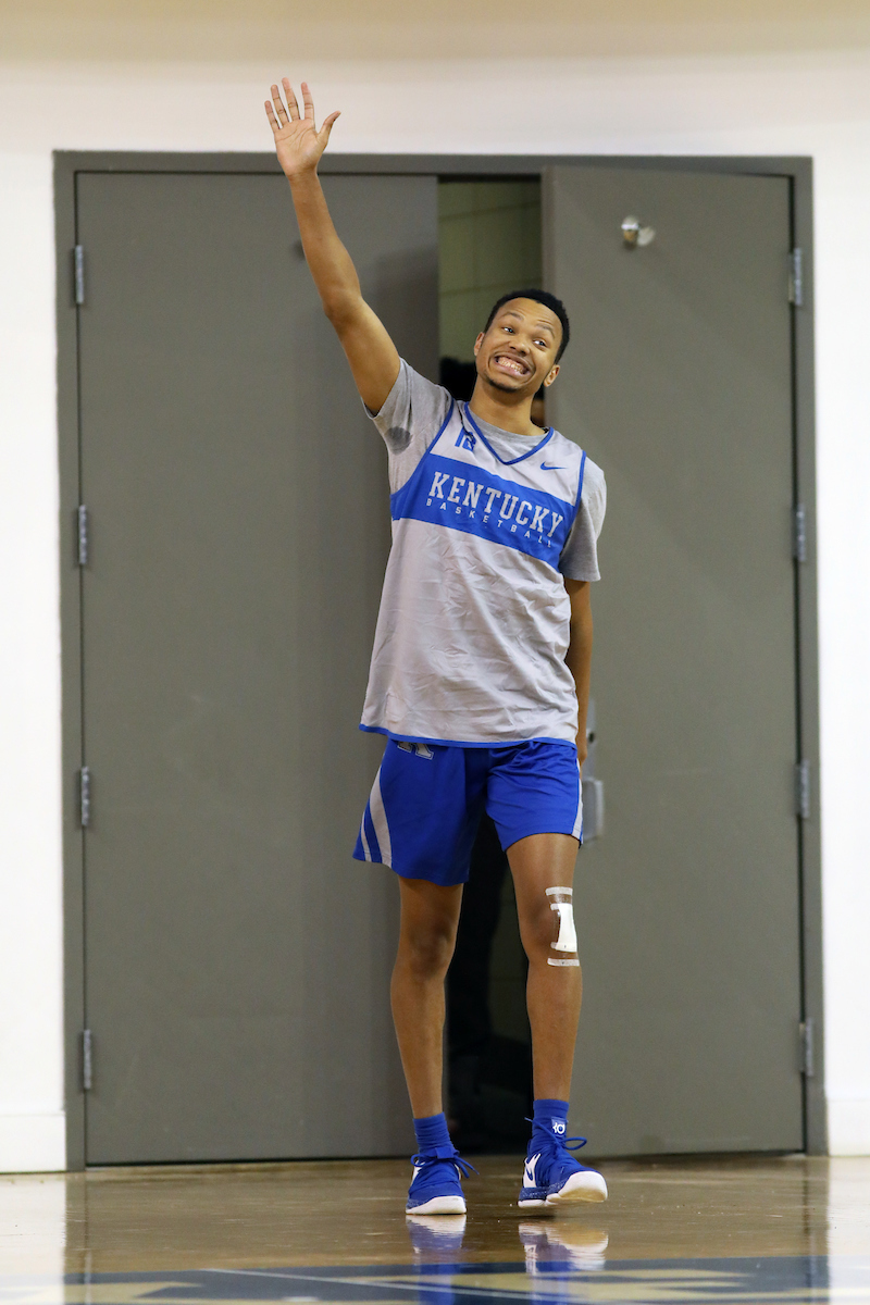 Jemarl Baker.

UK MBB hosts 2018 women's clinic at the Joe Craft Center in Lexington, KY,

Photo by Quinn Foster