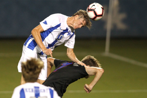 Nicolai Fremstad.

The UK men's soccer team beat DePaul 1-0 on August 24, 2018.

Photo by Quinlan Ulysses Foster I UK Athletics