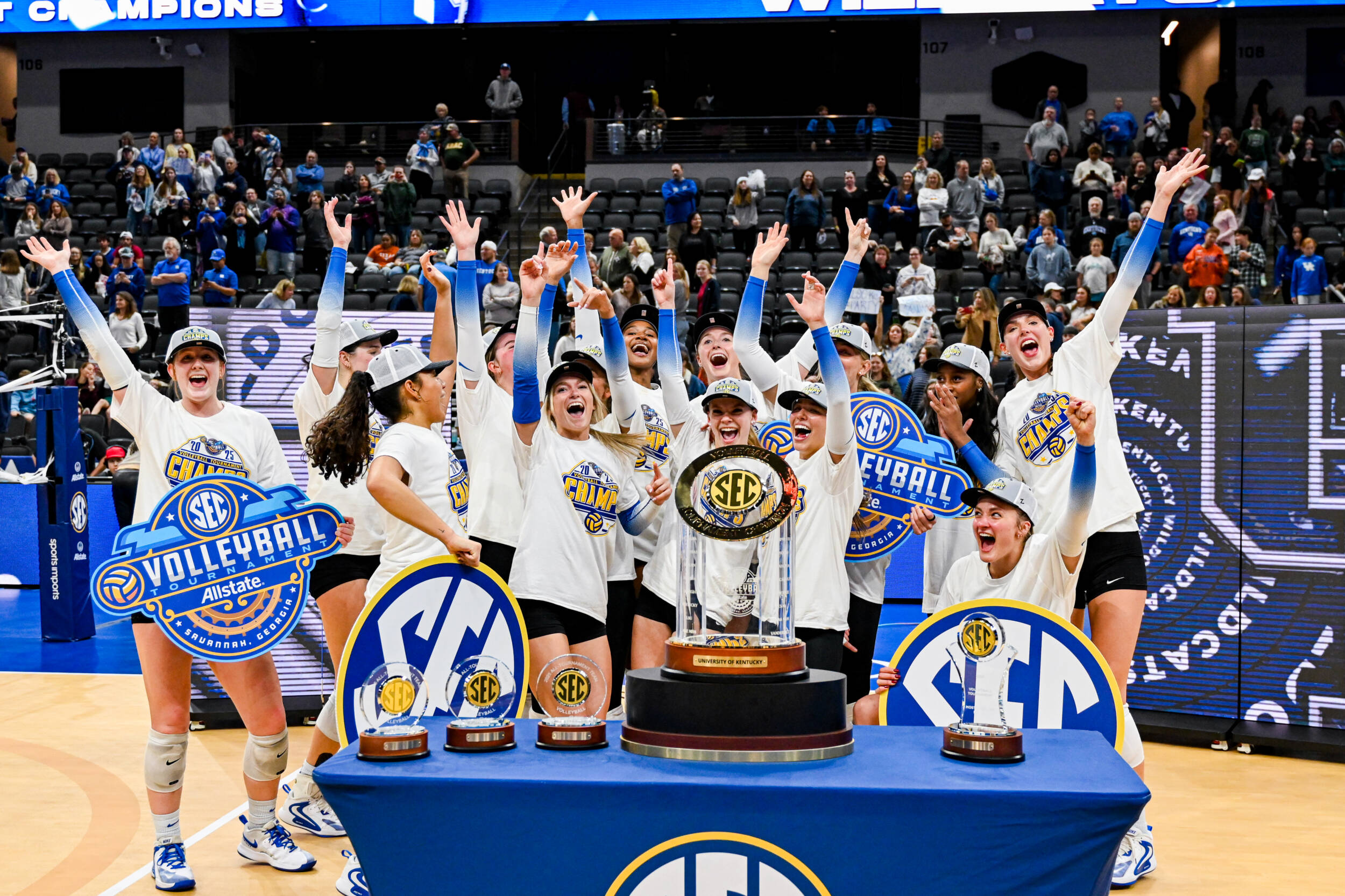 Kentucky Wins Epic 2025 Allstate SEC Volleyball Tournament
