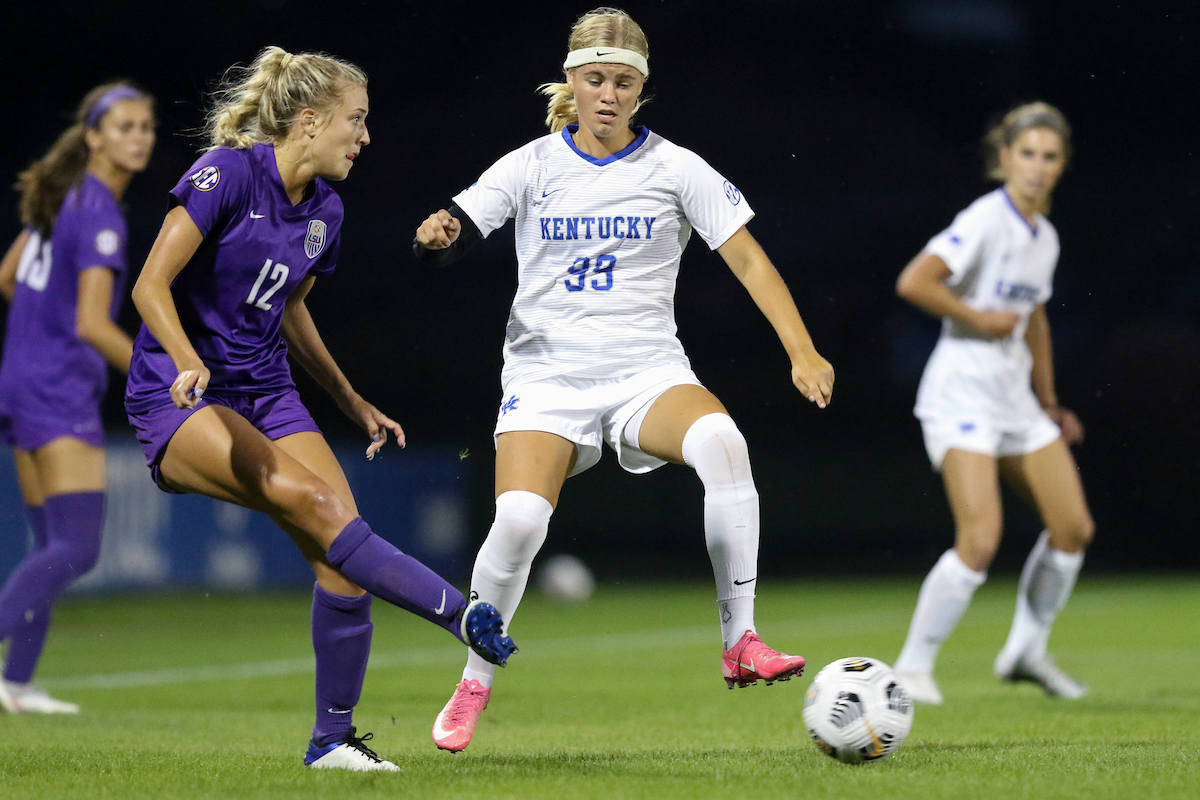 Maria Olsen.

Kentucky loses to LSU 0-1.

Photo by Tommy Quarles | UK Athletics