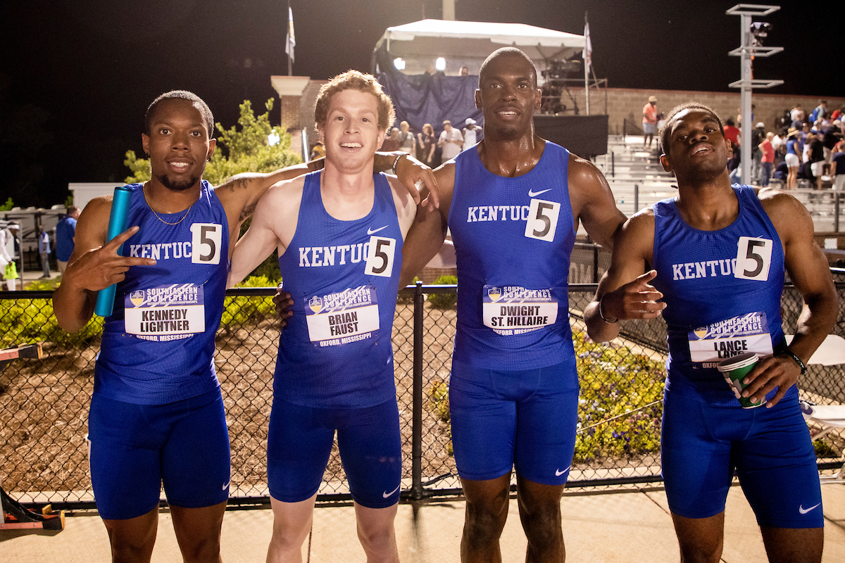 Kennedy Lightner. Brian Faust. Dwight St. Hillaire. Lance Lang.

SEC Day 3.

Elliott Hess | UK Athletics