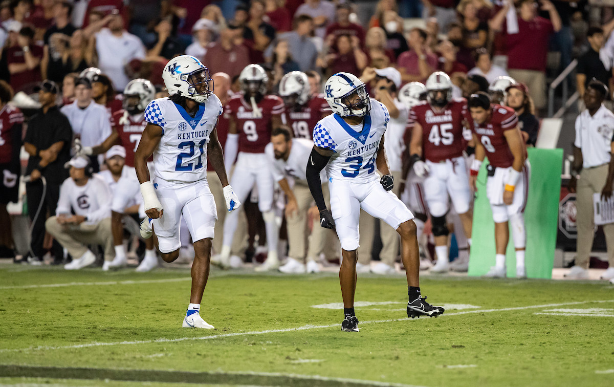 Kentucky beats South Carolina, 16-10.

Photo by Jacob Noger UK Athletics