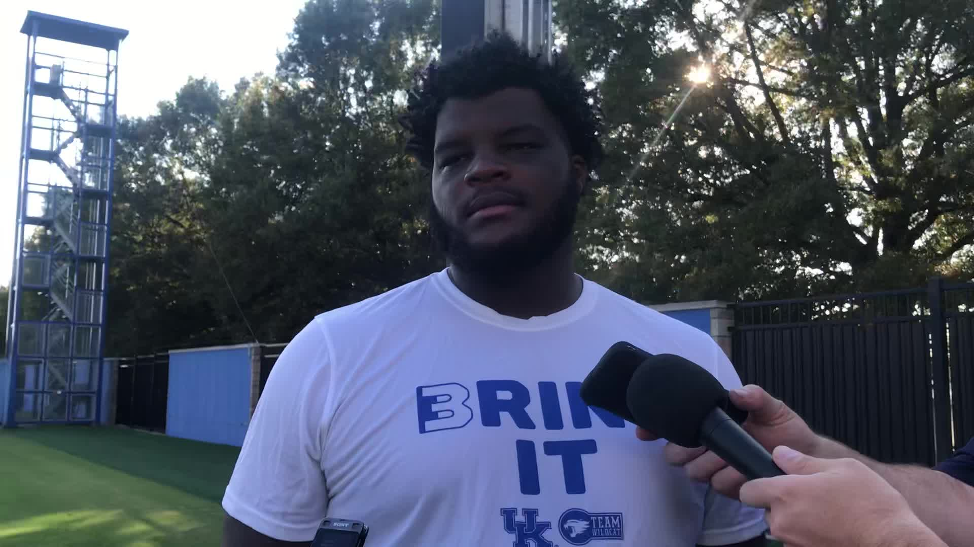 FB: Marquan McCall Post-Wednesday Practice