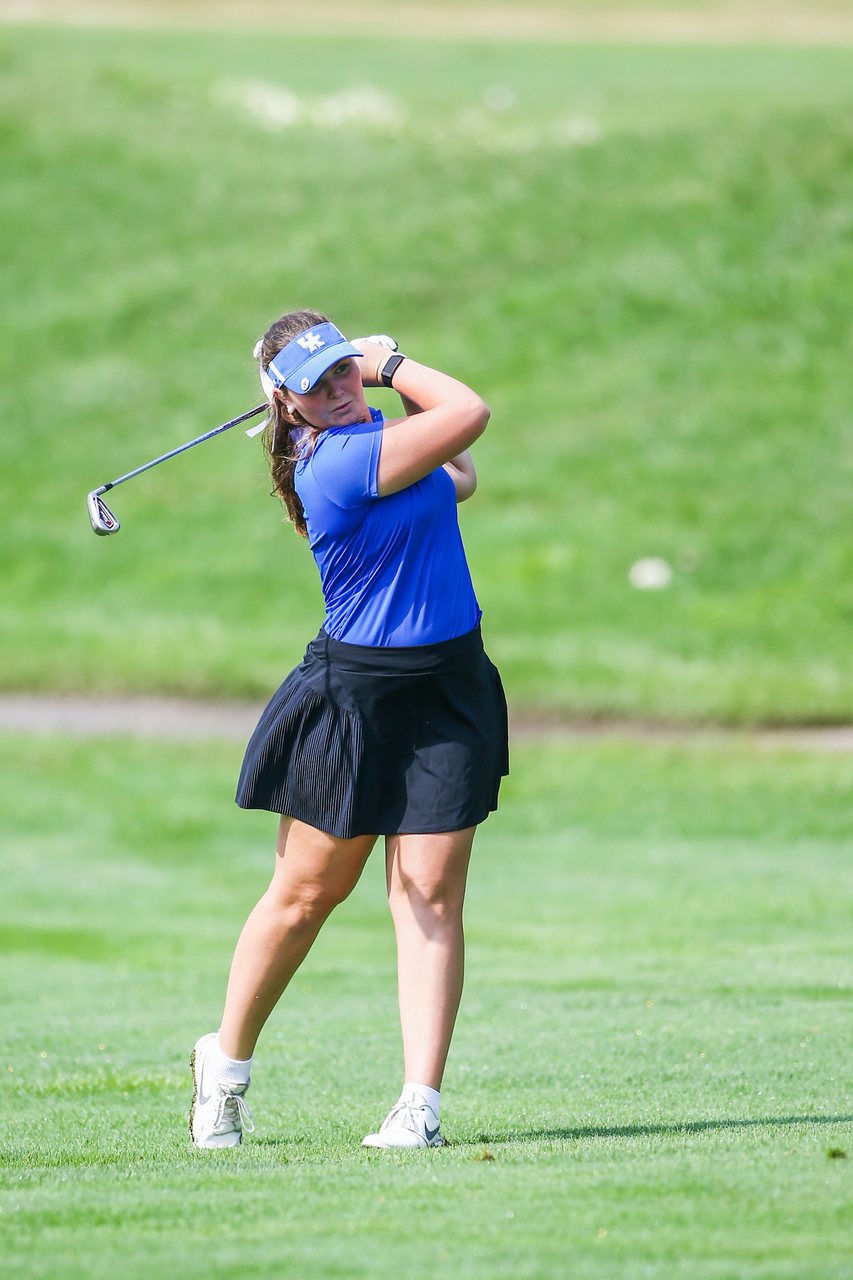 Ryan Bender.

Kentucky women's golf practice at the University Club of Kentucky.

Photo by Grant Lee | UK Athletics
