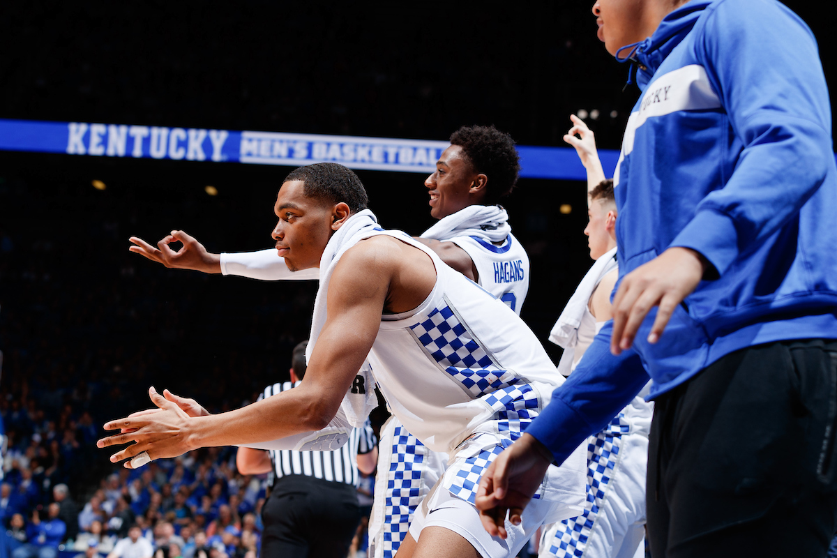 PJ Washington.


Kentucky beats Auburn, 80 - 53.

Photo by Elliott Hess | UK Athletics