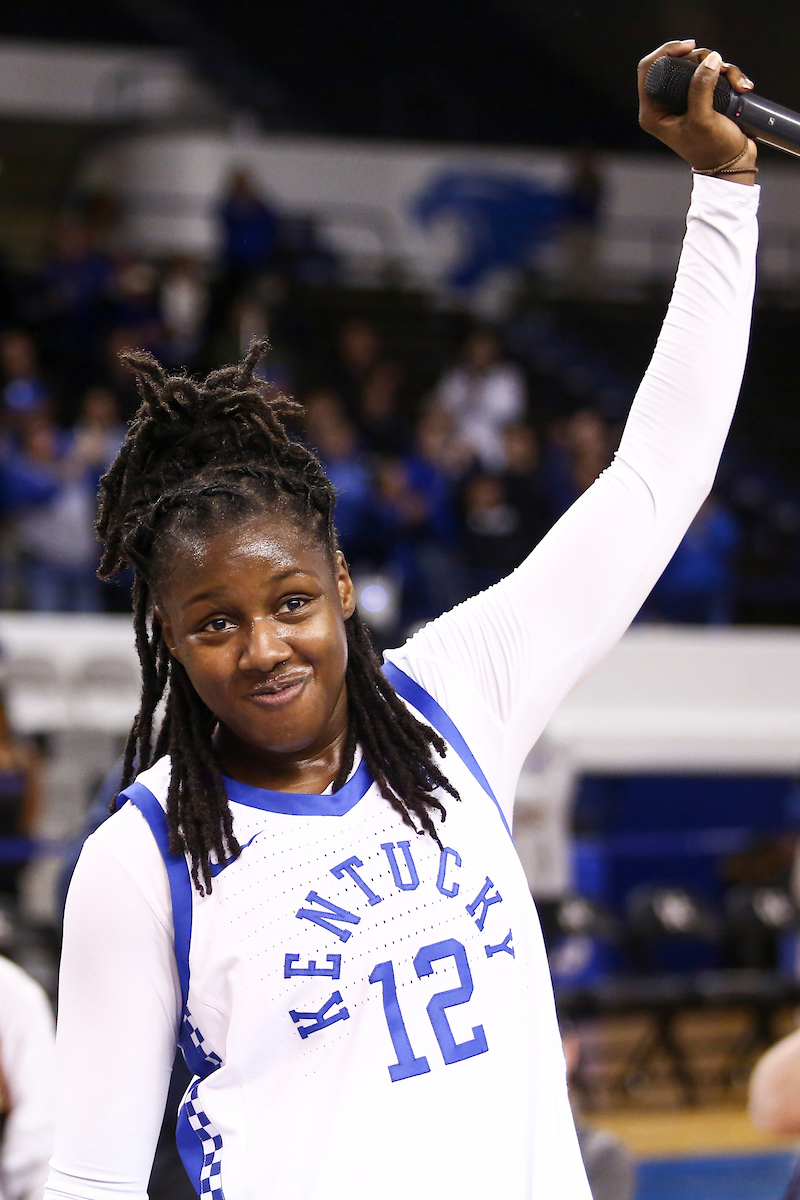 Amanda Paschal.

Kentucky beat Georgia 88-77.

Photo by Hannah Phillips | UK Athletics