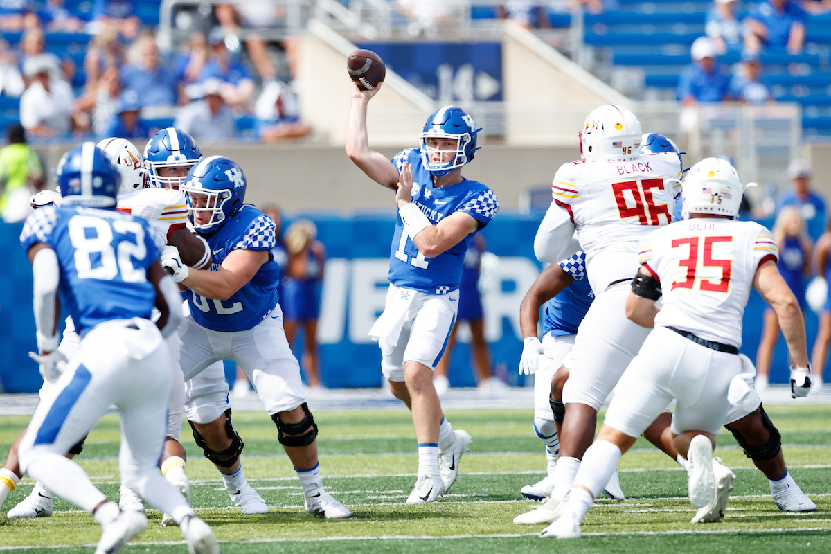 Beau Allen.

UK beat ULM 45-10.

Photo by Elliott Hess | UK Athletics