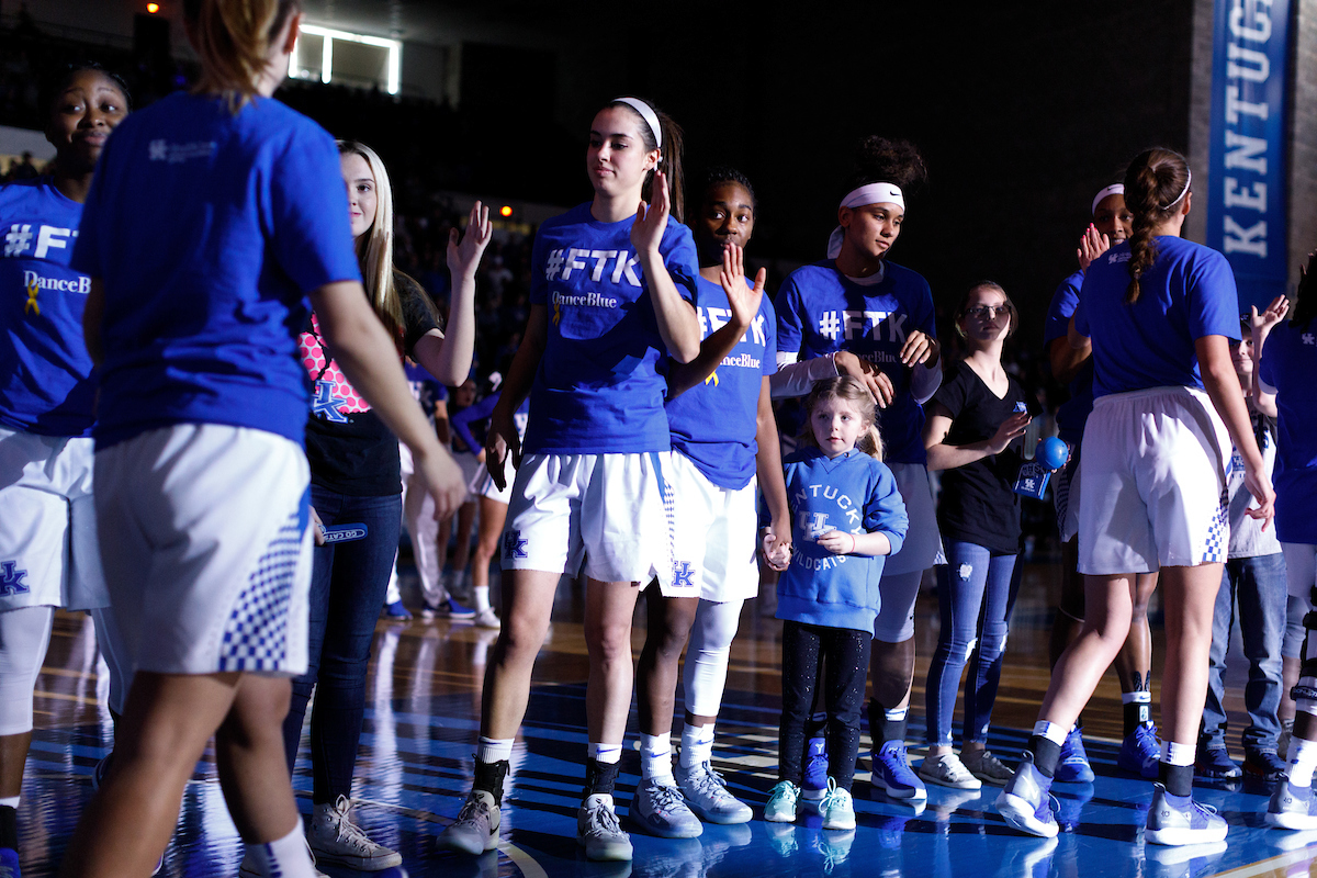 Maci Morris. Team.


The UK women?s basketball team beat LSU on senior day on Sunday, February 24, 2019.

Photo by Elliott Hess | UK Athletics