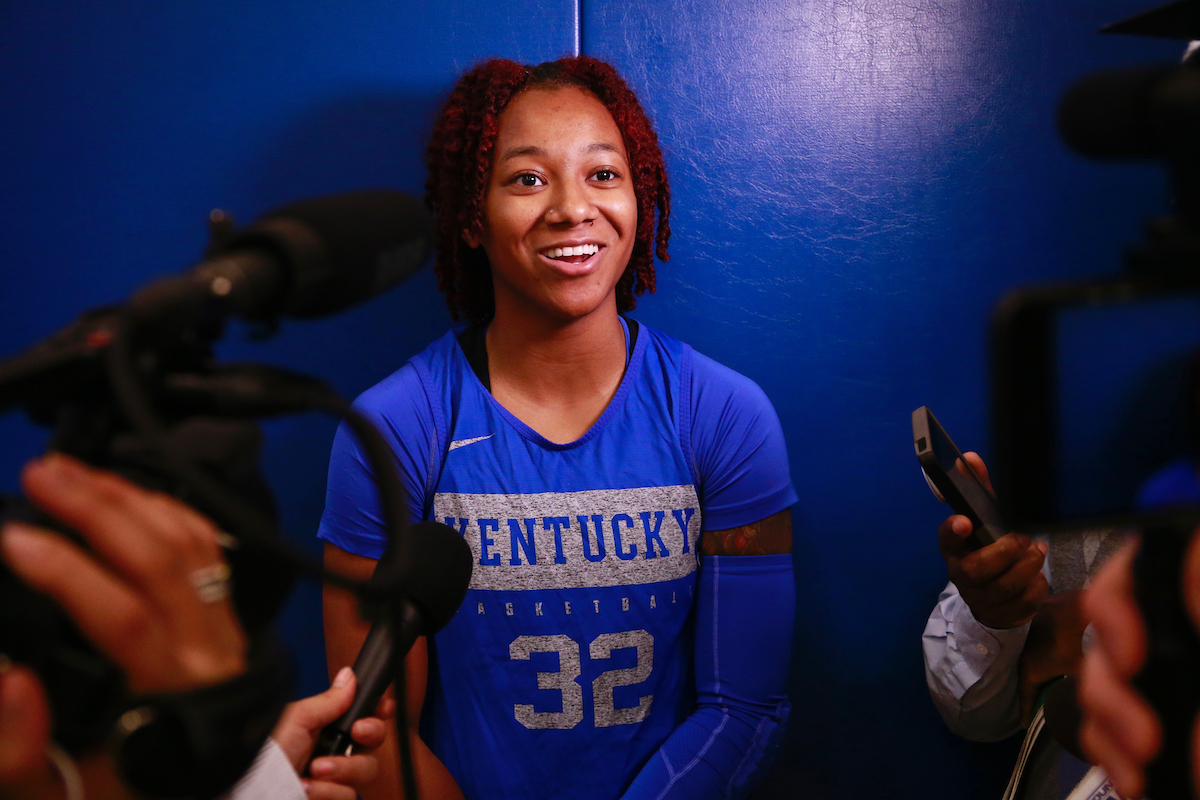 Jaida Roper.

2019 Media Day

Photo by Noah J. Richter | UK Athletics
