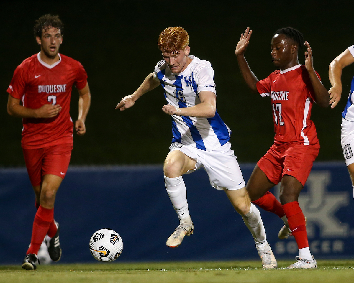 Martin Soereide.

Kentucky defeats Duquesne 3-1.

Photo by Grace Bradley | UK Athletics