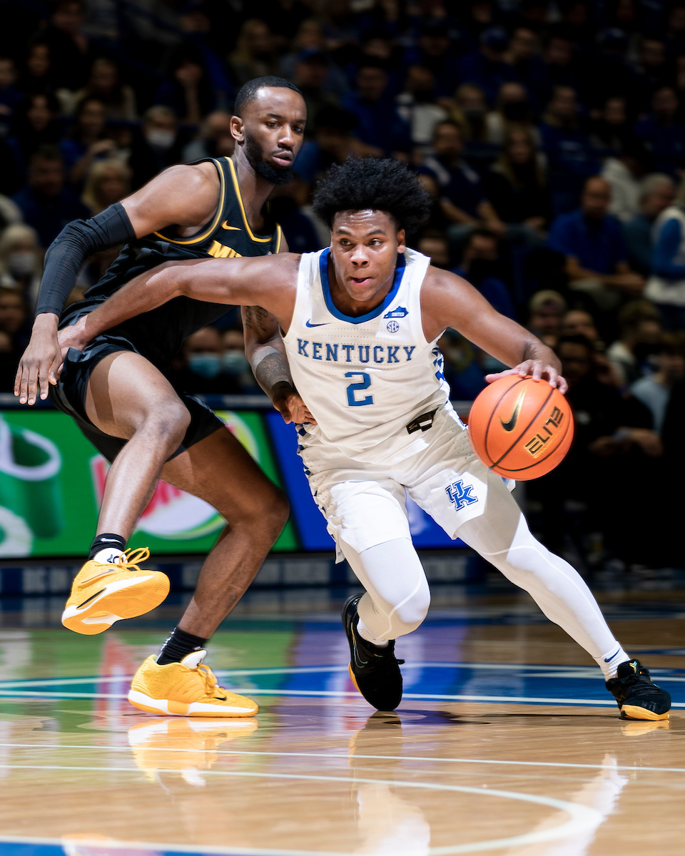 Sahvir Wheeler.

Kentucky beat Missouri 83-56.

Photos by Chet White | UK Athletics