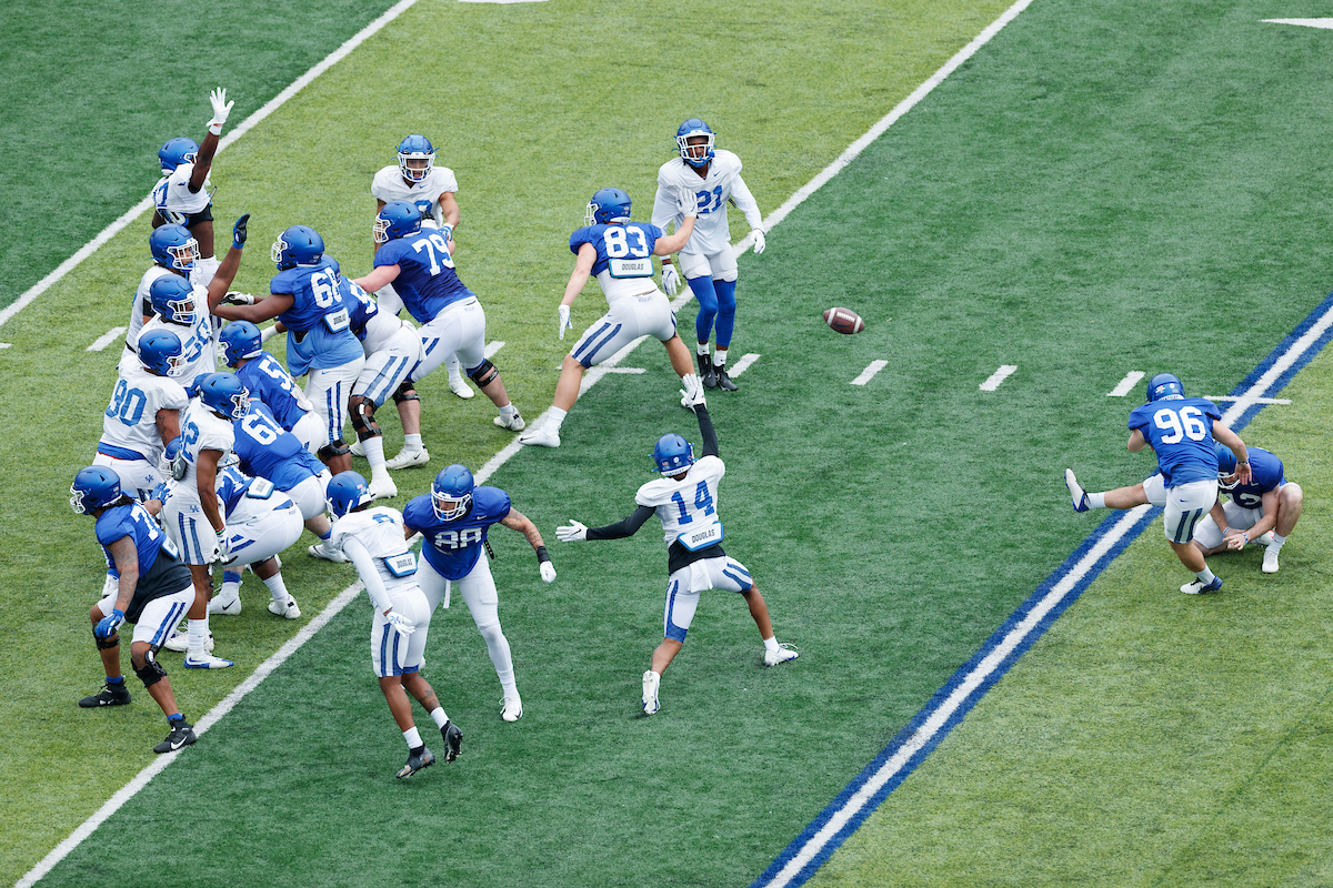 MATT RUFFOLO .

2021 UK Football Spring Practice.

Photo by Elliott Hess | UK Athletics