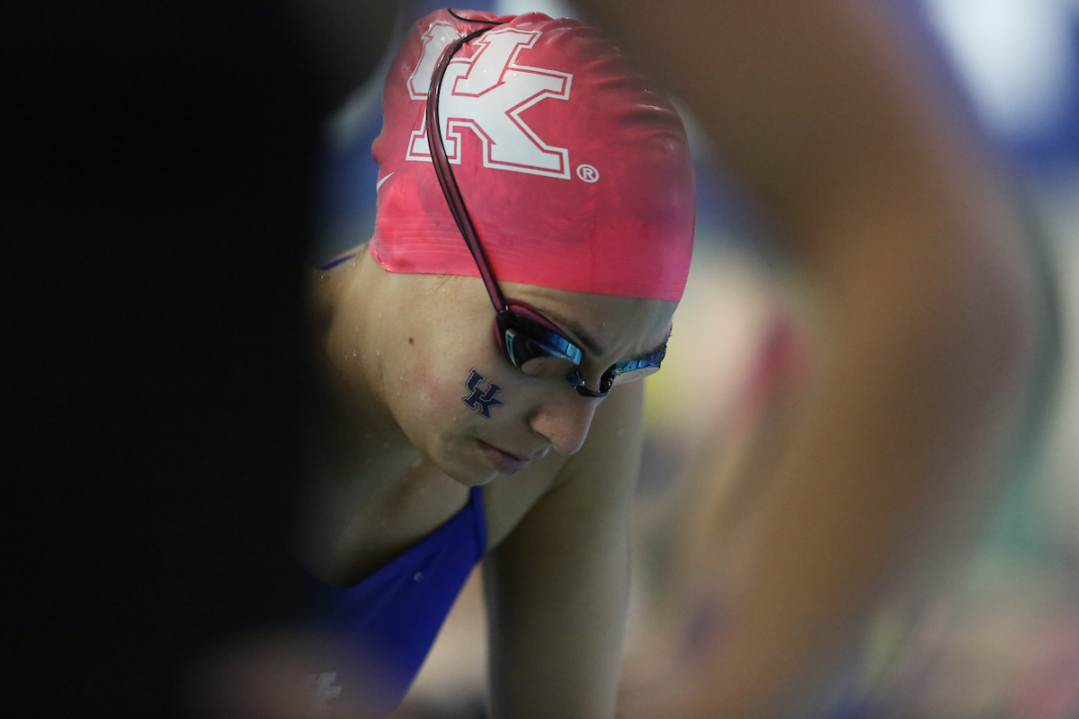 UK Swimming & Diving in action against LSU on Tuesday, October 23rd, 2018 at the Lancaster Aquatic Center in Lexington, Ky.

Photos by Noah J. Richter | UK Athletics