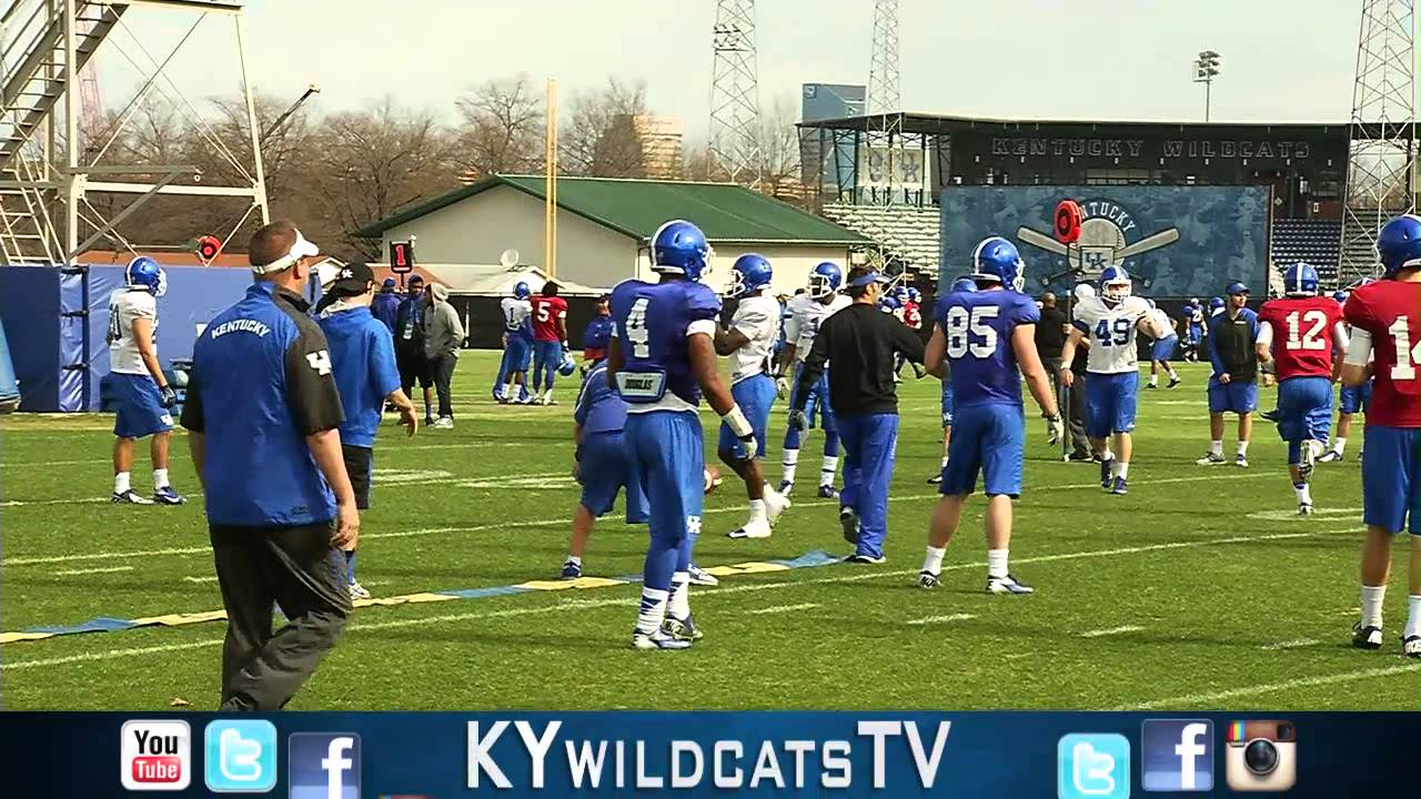 Kentucky Wildcats TV: Coach Mainord Mic'd Up - Spring Football 2014