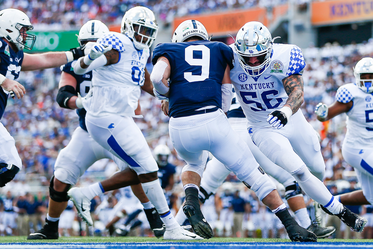 

2018 Citrus Bowl pep rally.

Photo by Chet White | UK Athletics