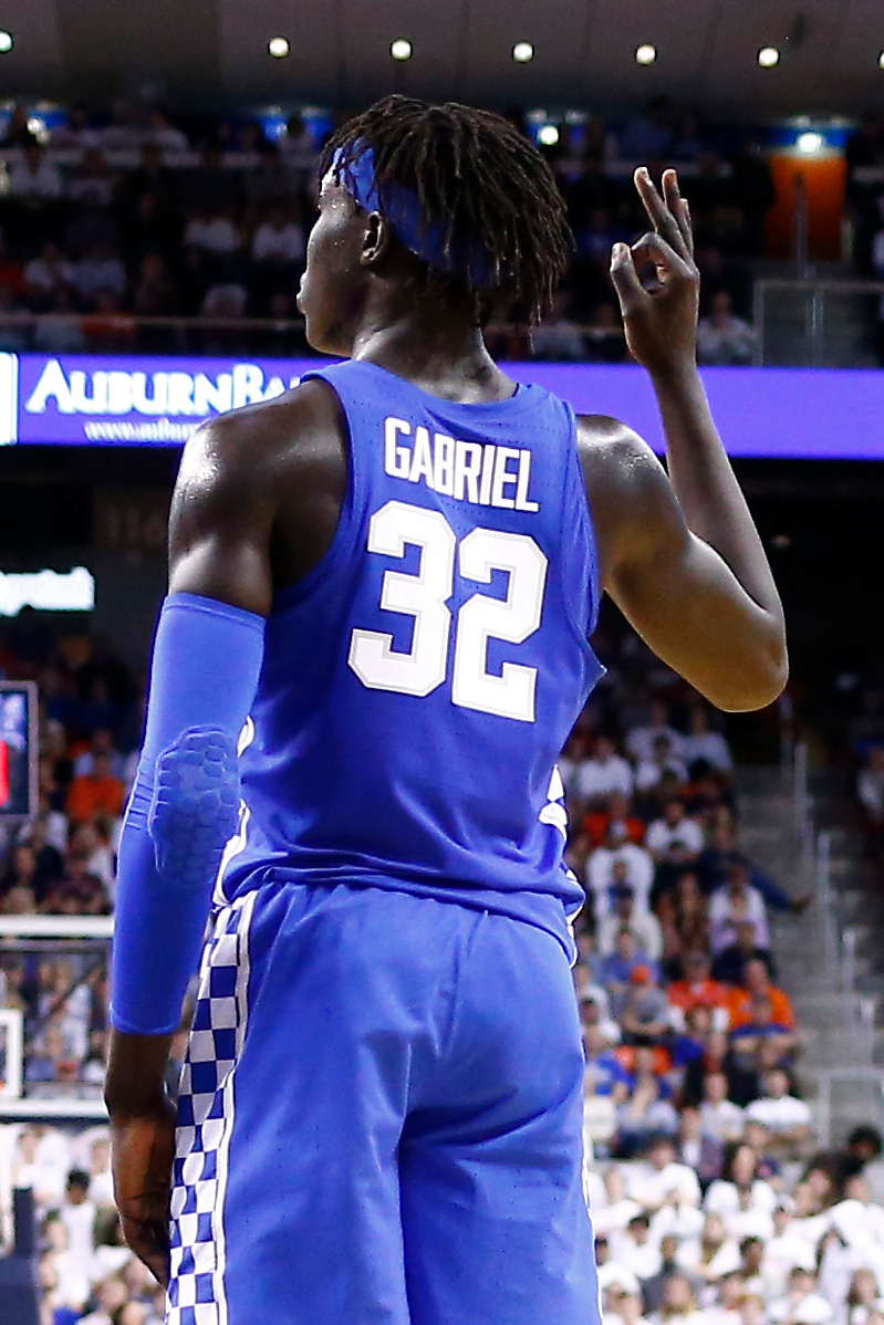 Wenyen Gabriel.

The University of Kentucky men's basketball falls to Auburn 76-66 at the Auburn Arena on Wednesday, February 14th, 2018 in Auburn, Alabama.

Photo by Quinn Foster I UK Athletics