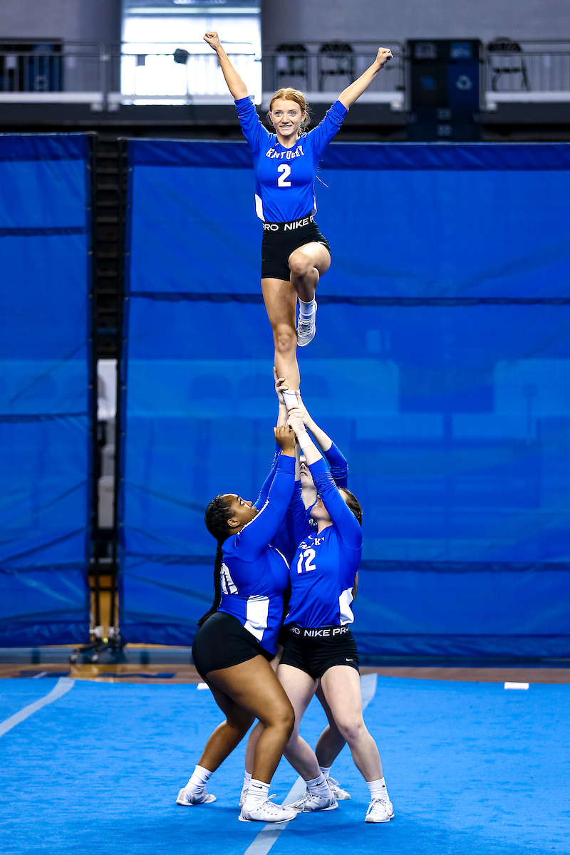 Baylee Klees.

Kentucky Stunt sweeps Ashland in a doubleheader.

Photo by Eddie Justice | UK Athletics
