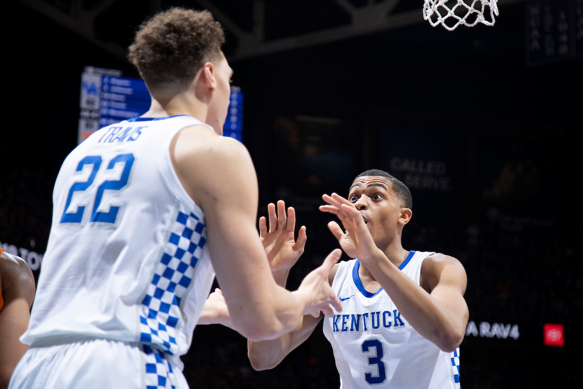 Reid Travis. Keldon Johnson.

Kentucky beat Tennessee 86-69.

Photo by Chet White | UK Athletics