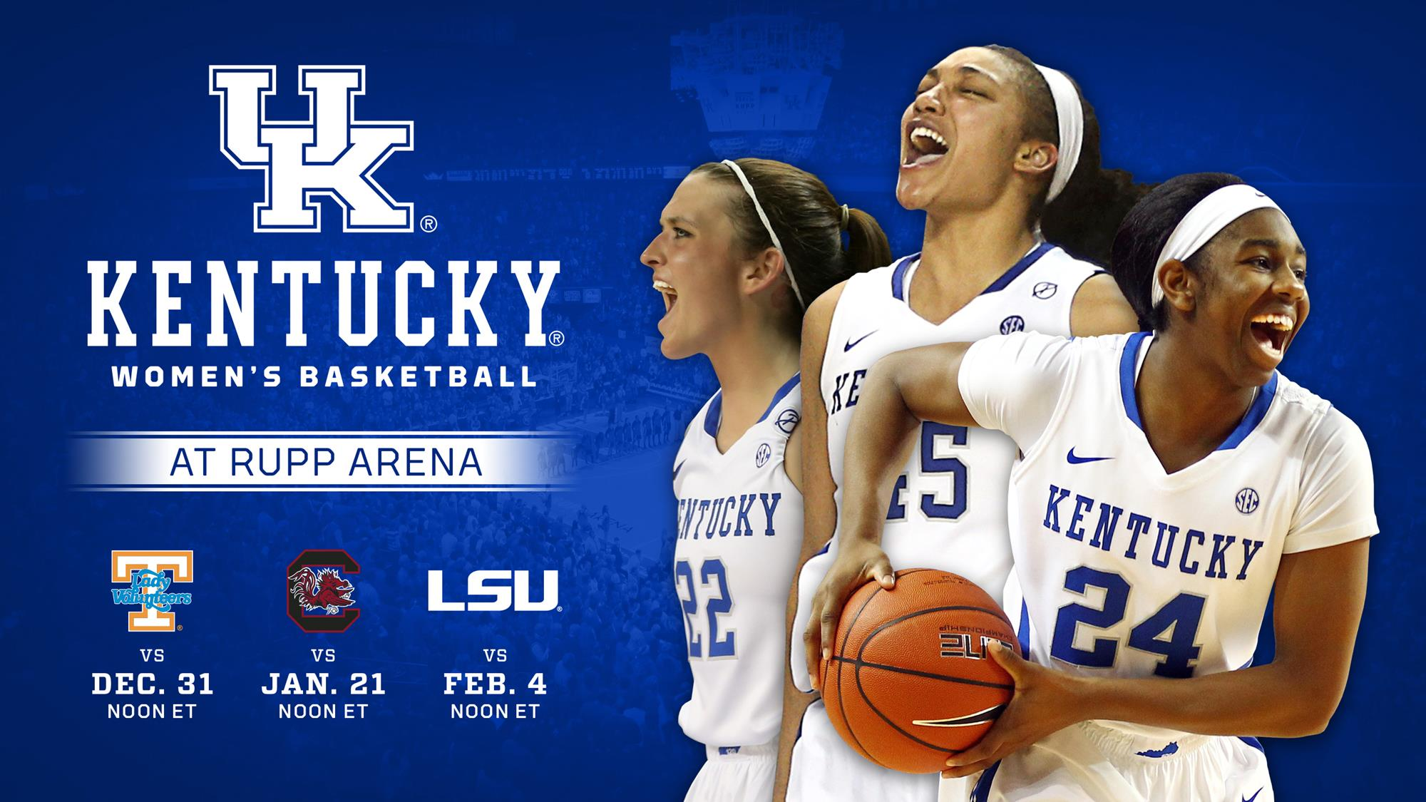 Three Games Inside Rupp Arena Completes 2017-18 WBB Schedule