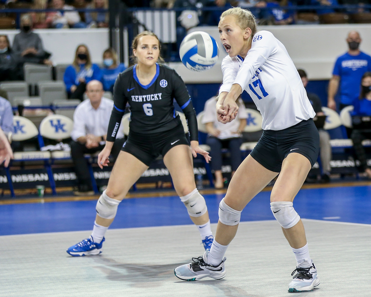 Alli Stumler.

Kentucky sweeps Texas A&M 3 - 0.

Photo by Sarah Caputi | UK Athletics