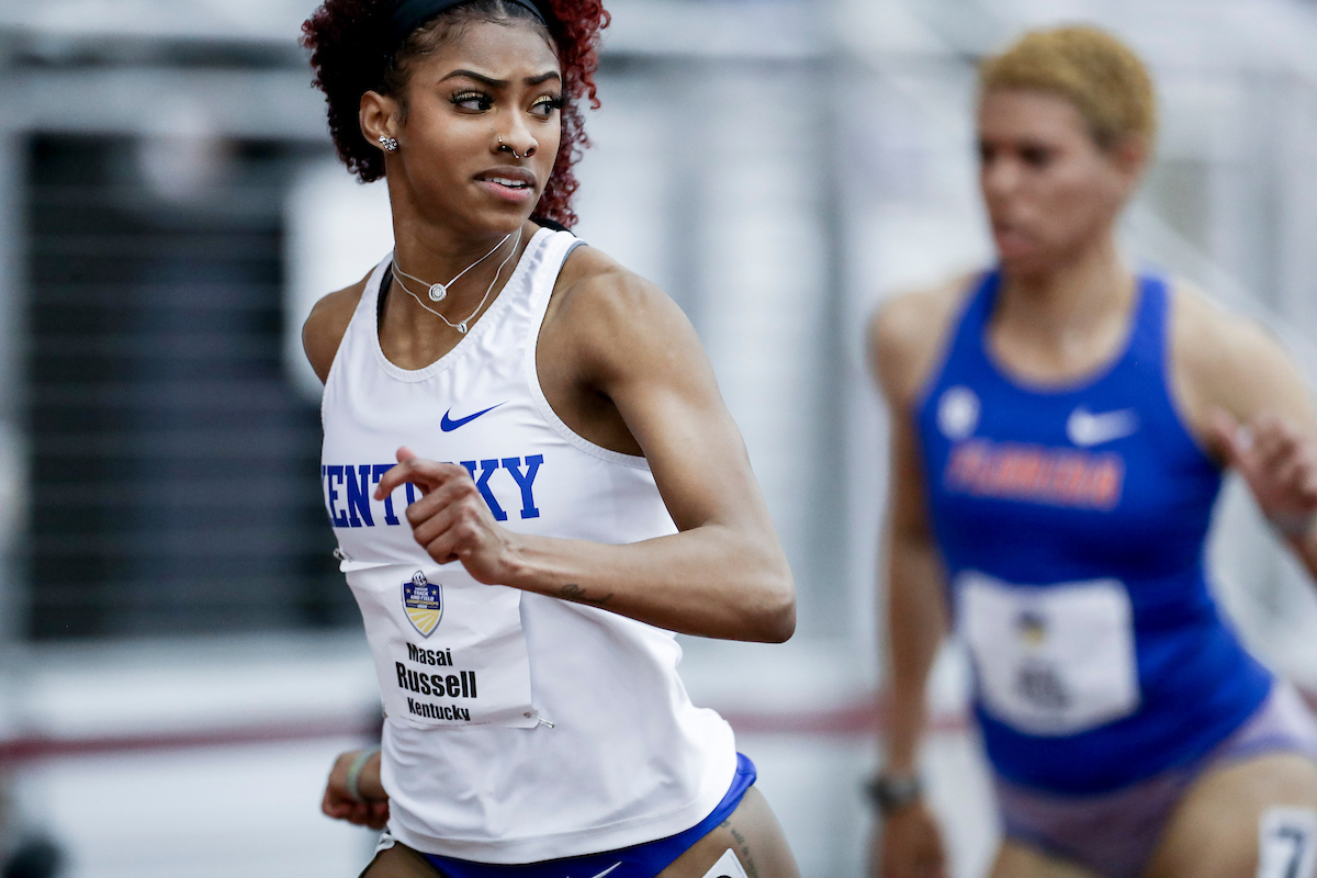 Masai Russell.

Day 1. SEC Indoor Championships.

Photos by Chet White | UK Athletics