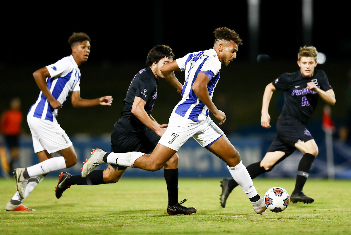 JJ WILLIAMS.

Men's soccer beats Portland, 4-0.


Photo by Elliott Hess | UK Athletics